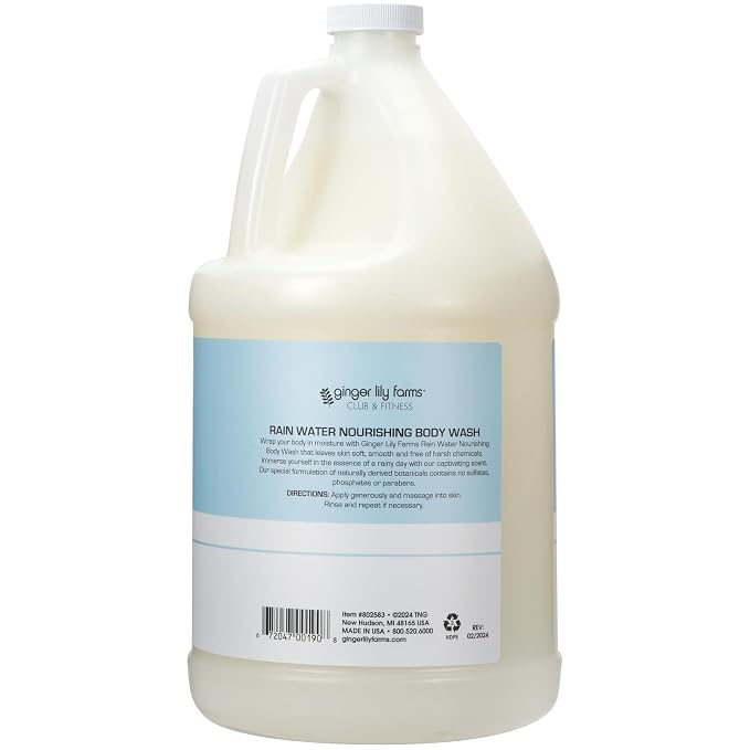 Ginger Lily Farms Club & Fitness Nourishing Body Wash, 100% Vegan & Cruelty-Free - Image 2