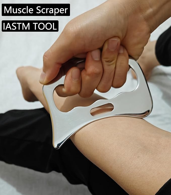 4 in 1 Professional Stainless Steel Muscle Scraper Tool Set, IASTM Therapy Tools - Image 3
