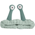 Jowmoy Cute Dark green Snail Headband, Wash Face by Jowmoy