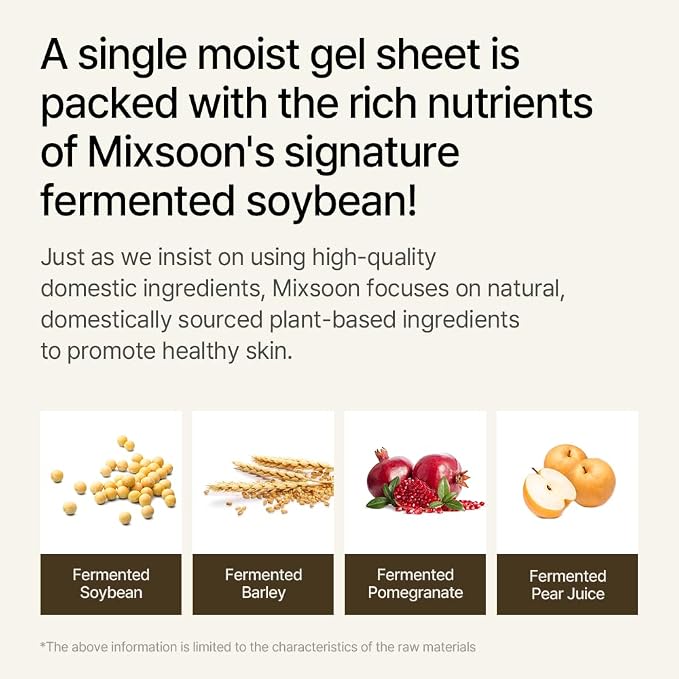 mixsoon Bean Collagen Hydrogel Mask Hydration All-In-One Firming, Soothing Gel - Image 6