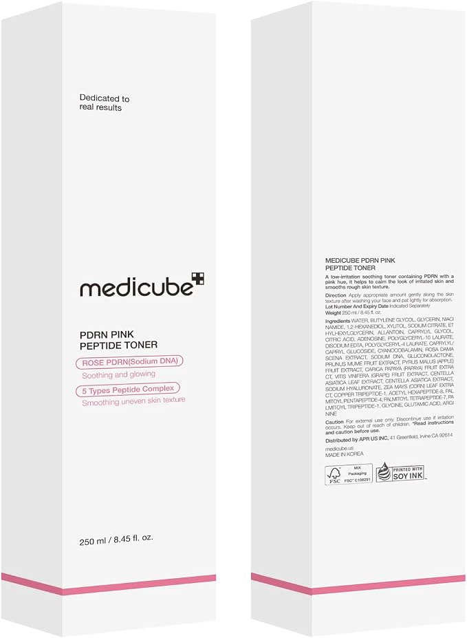 medicube PDRN Toner Rose PDRN Peptide Toner | Lightweight & Watery Type - Image 8