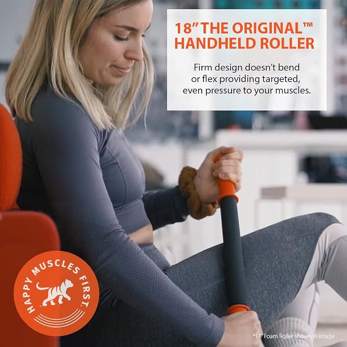 Tiger Tail 18in Massage Stick Portable Roller, Deep Tissue Foam Roller - Image 4