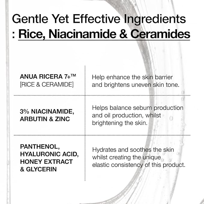 Anua Rice Ceramide 7 Hydrating Barrier Serum, Moisturizing Face Serum, - Image 4