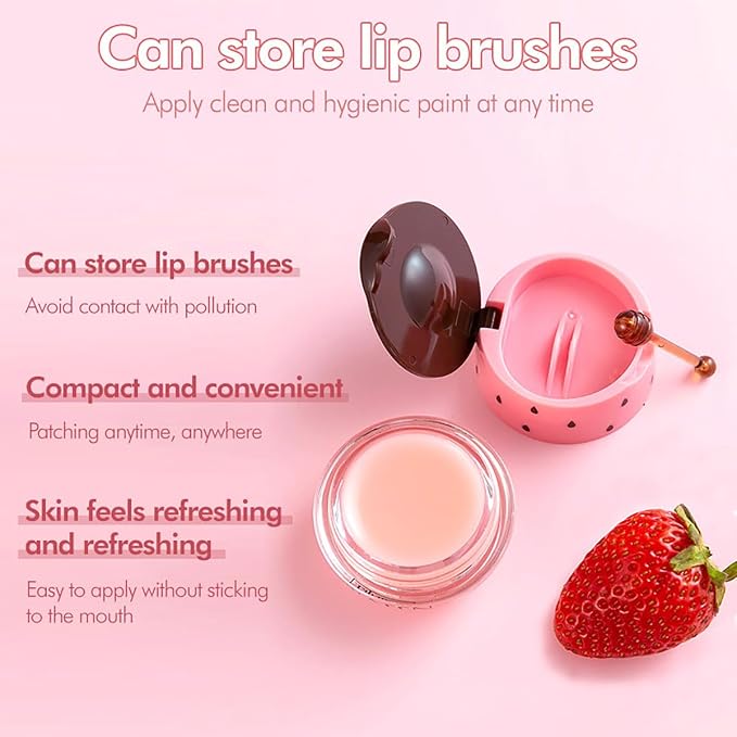 3 Packs Fruit Lip Balm, Moisturizing & Smoothing Lip, Hydrate Repair Prevent - Image 6