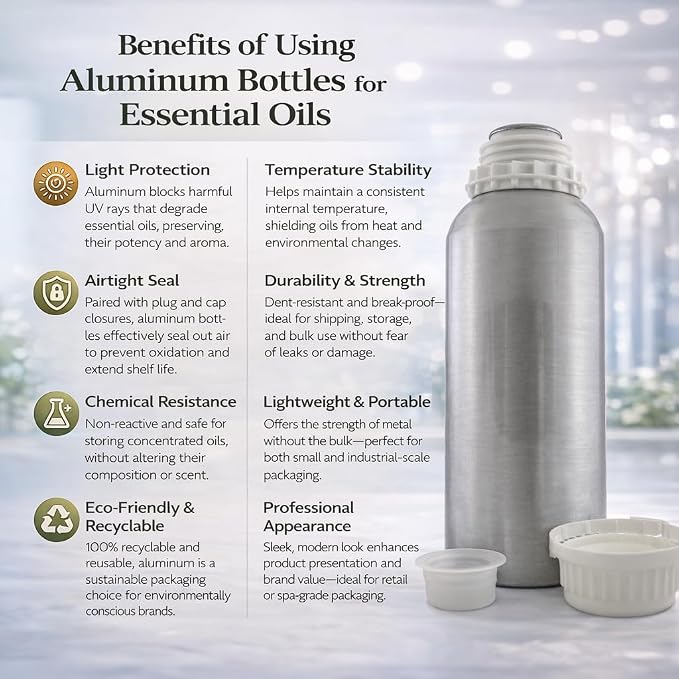GreenHealth Lavender Essential Oil – 16 fl oz – 100% Pure & Uncut – Aluminum - Image 4