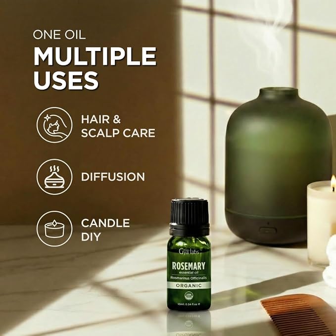 Gya Labs Organic Rosemary Essential Oil - Image 6