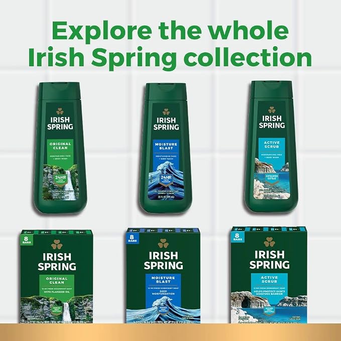 Irish Spring 5 in 1 Body Wash for Men | 24 Hour Freshness | For Body Face Hair - Image 14
