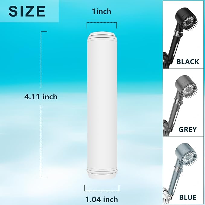 Multi-Stage Shower Filter Replacement Compatible - Image 3