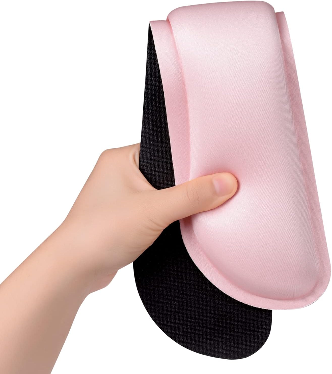 Dapesuom Enlarge Keyboard Wrist Rest, Memory Foam Wrist Cushion for Desk Mats Support, Cute Typing Pain Relief Keyboard Mouse Pad Rests Set with Non-Slip Base for Gaming Laptop Office Computer, Pink