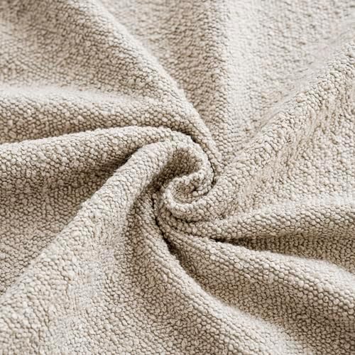 Foindtower Decorative Textured Boucle Throw Pillow Cover 20x20 Inch - Image 3