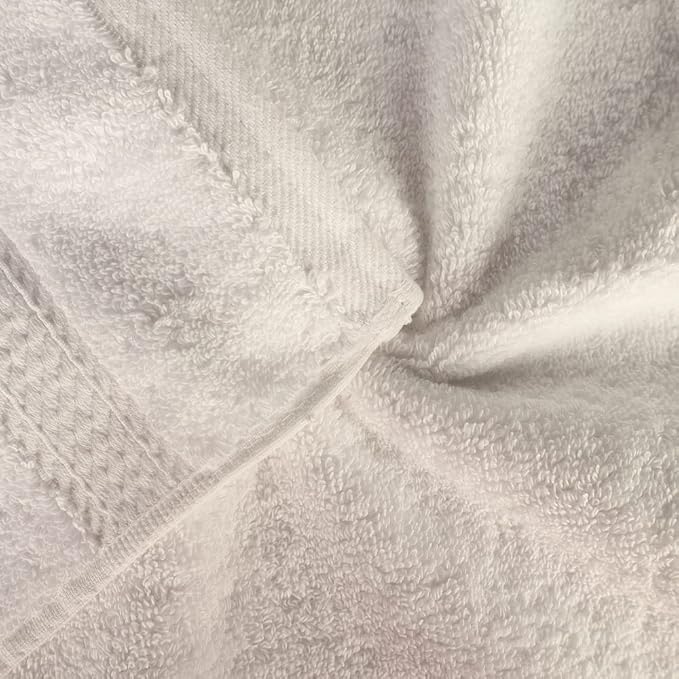 SUPERIOR Egyptian Cotton Pile 3 Piece Towel Set, Includes 1 Bath, 1 Hand - Image 4