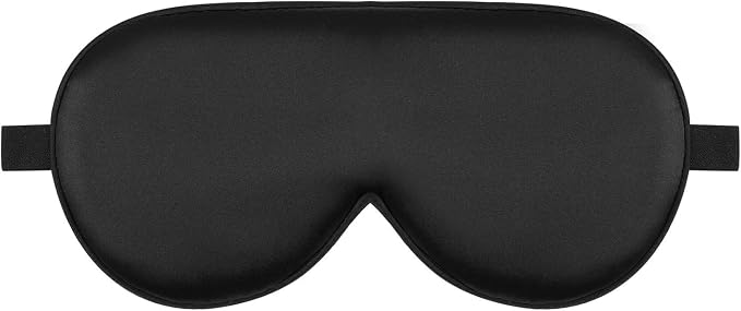 Sleep Mask Silk Eye Mask for Men Sleeping Mask, Adjustable Elastic Strap for by Unknown