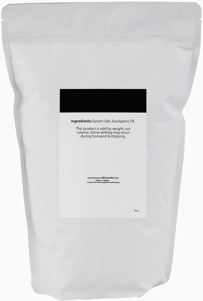 Minimalist Epsom Salt with Eucalyptus Oil, Packaged - Image 2