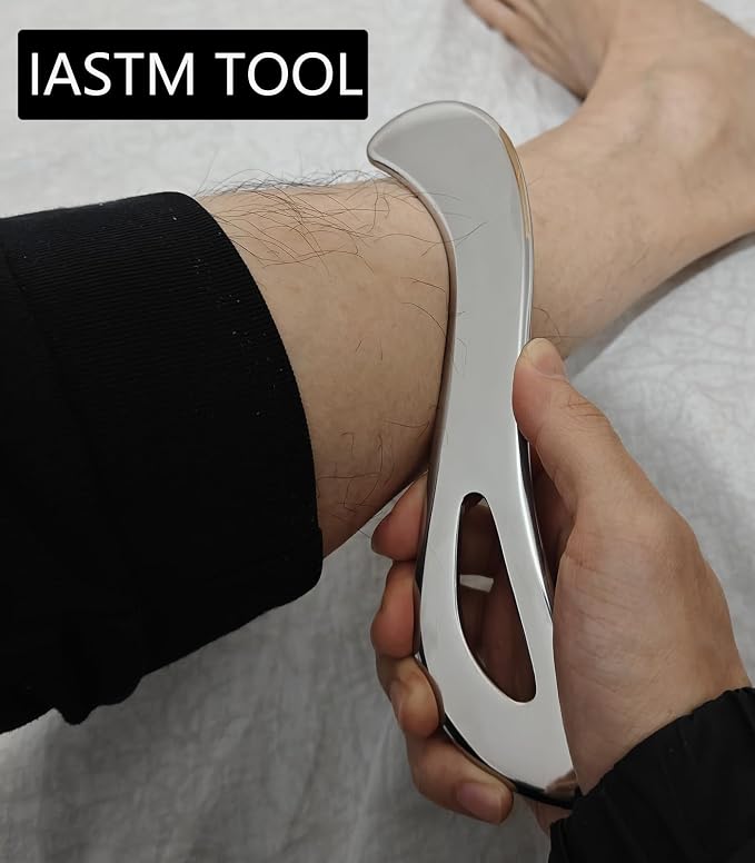 4 in 1 Stainless Steel Muscle Scraper Tools Set, Gua Sha Massage Scraper - Image 5