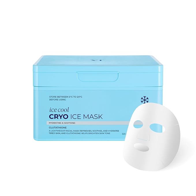 VT COSMETICS Cryo Ice Cool Mask, 30 Sheets, Cooling & De-Puffing Daily Sheet by VTCOSMETICS