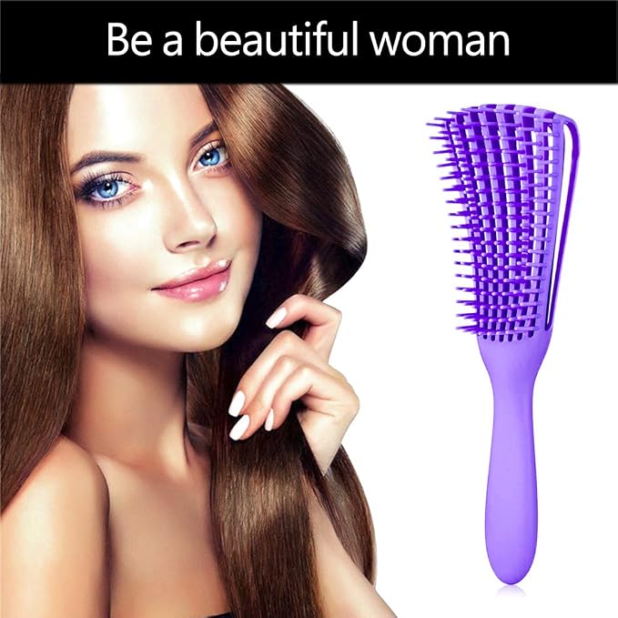 Detangling Hair Brush for Afro America/African Hair Textured 3a to 4c, Knots - Image 3