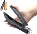 Nail Clippers for Men with Catcher, Anti Splash Self-Collecting Finger Nail by Jovareneo