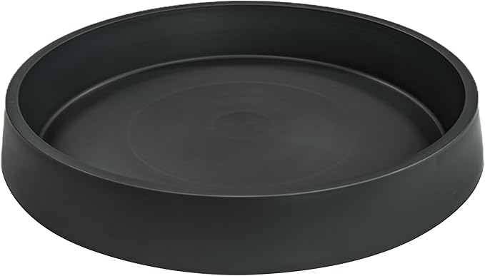 Plant Saucer Tray for Ceramic Plastic Pots, 18 inch Plant Saucers for Indoors by Bleuhome