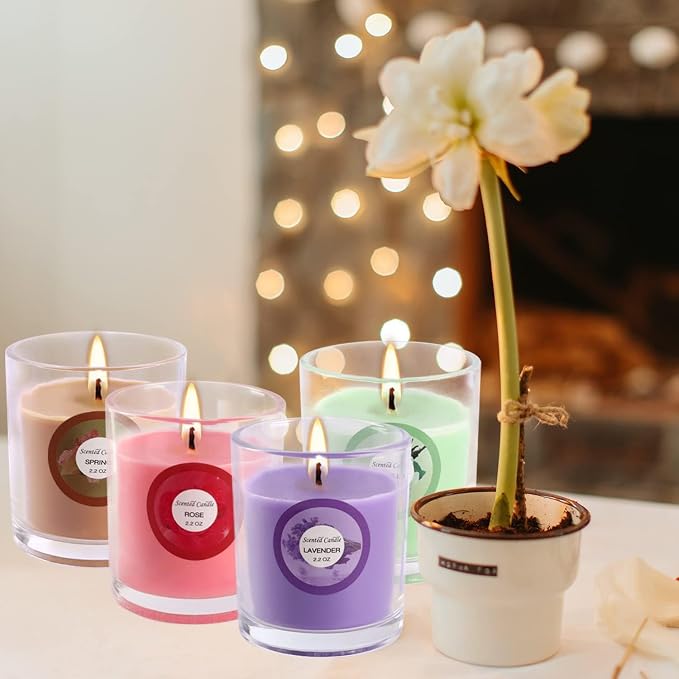 WPONSZU 40pack Scented Candles Gift, Natural Soy Wax Jar Candles, Small - Image 5