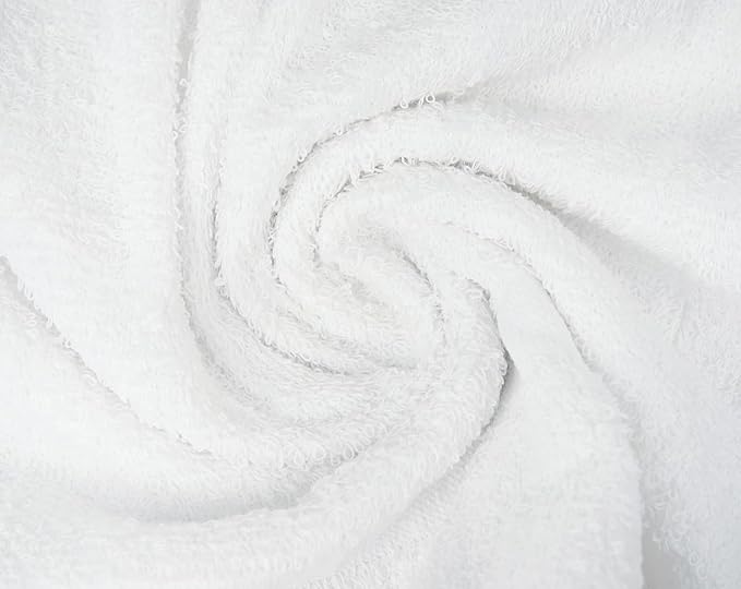 CH White Bath Towels Bulk Pack of 60 – Pure Cotton Lightweight & Absorbent - Image 4