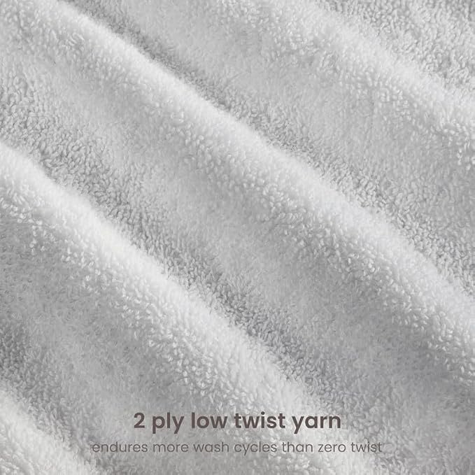BIOWEAVES 100% Organic Cotton 700 GSM Luxury Wash Cloths GOTS Certified 13" x - Image 4