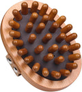 Wooden Body Scalp Massage Comb, Trigger Point Massage Tool Meridians Massager by BORNBYME