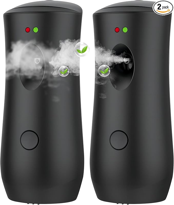 2 PACK Automatic Air Freshener Spray Dispenser | Adjustable Aromatherapy Machine by Unknown
