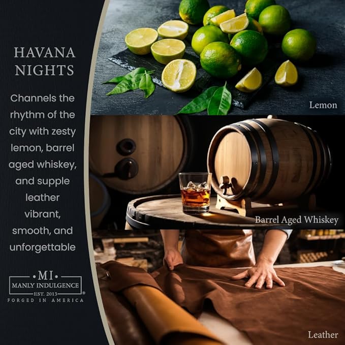 Manly Indulgence Havana Nights Scented Candles - Image 2