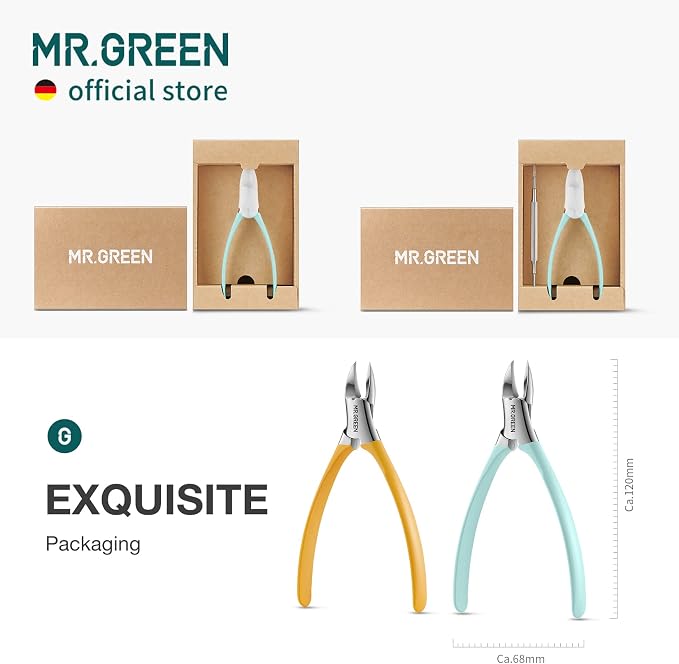 MR.GREEN Toenail Clippers Stainless Steel Ingrown Nail Cutter Thick and Hard - Image 6