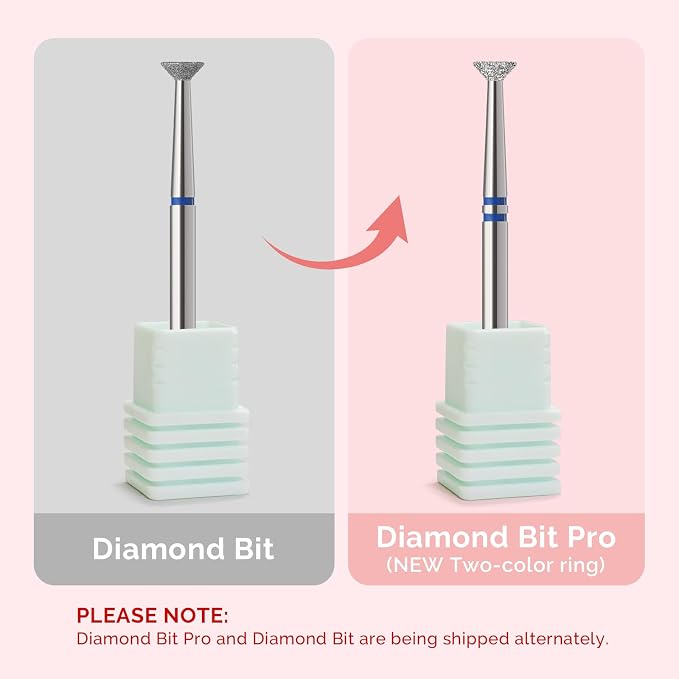 MelodySusie 4mm Inverted Tapered Cuticle Clean Nail Drill Bit 3/32'', - Image 3