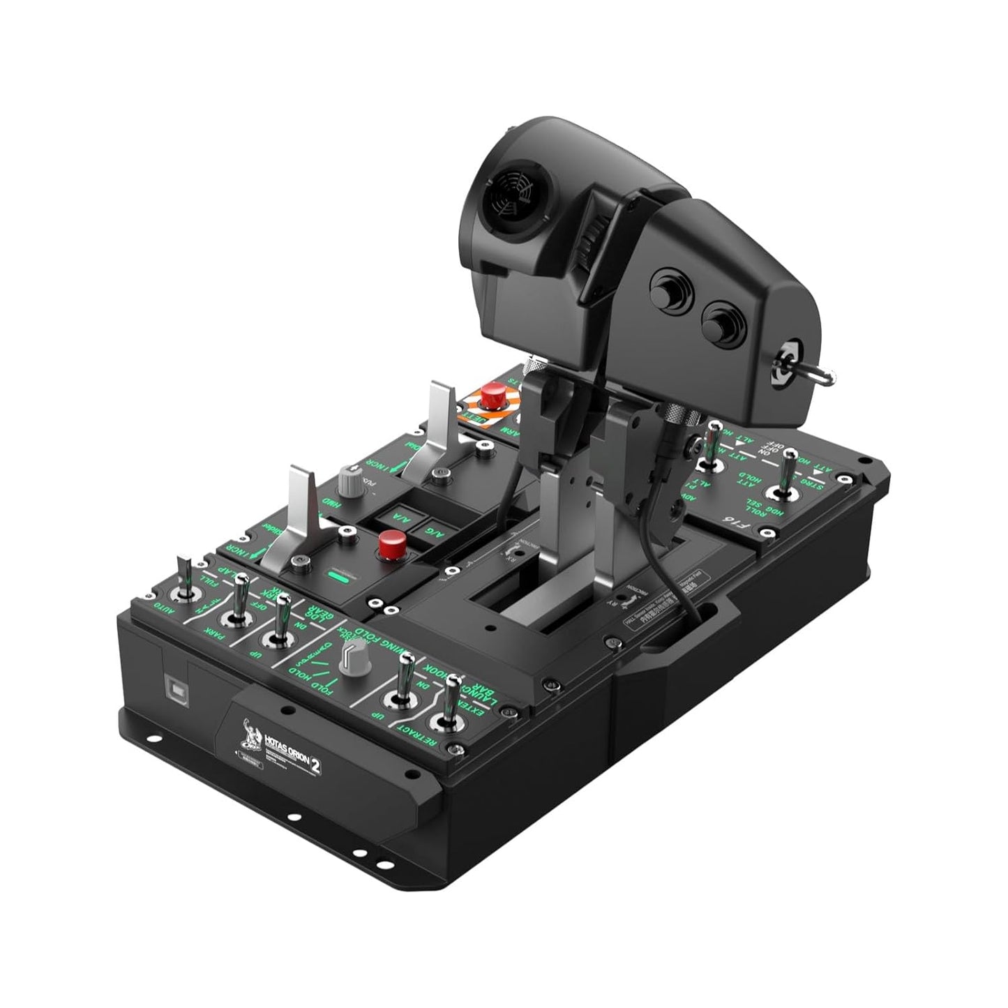 WINWING Orion2 HOTAS Metal Warthog: NavyAce Metal Throttle Grip - Lightweight, Low Inertia, Quick Response, With Dual Throttle Connectors