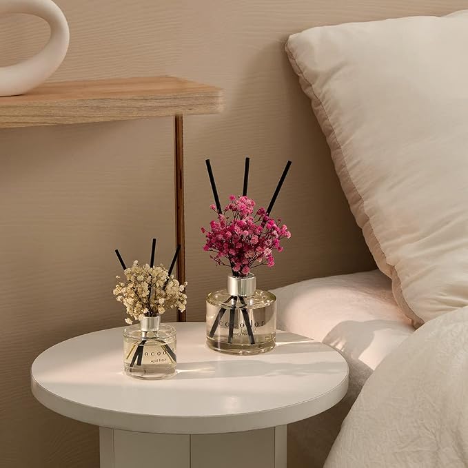 COCODOR Flower Reed Diffuser Set / 6.7oz / Pure Cotton/Scent Diffuser - Image 7