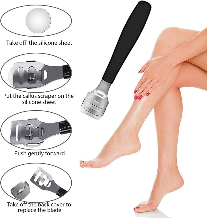 Pedicure Kit, 36 in 1 Foot Care Tools Stainless Steel Foot Rasp Dead Skin - Image 5