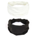GiLi 2 Pack Wide Headbands for Women Boho African Knotted Non Slip Fashion Hair by GiLi