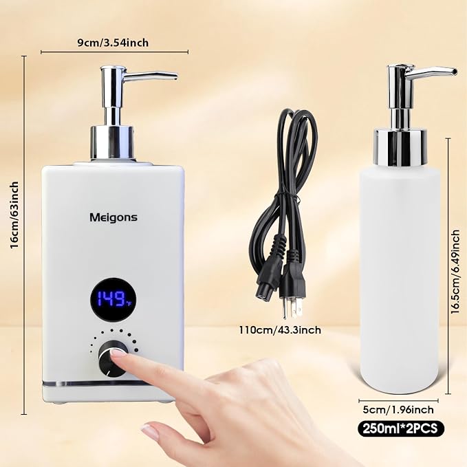 Oil Warmer for Massage, Massage Oil Warmer, Body Oils Heater for Spa, - Image 6
