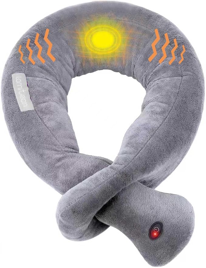 Travel Pillows, Wireless Airplane Massage Pillow Neck Support by lomitech