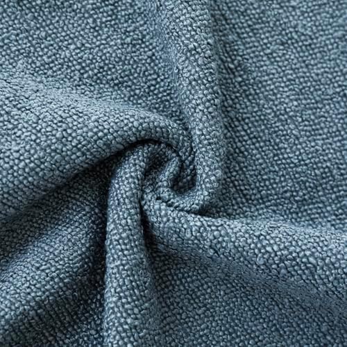 Foindtower Decorative Textured Boucle Throw Pillow Covers 26x26 Misty Blue - Image 3