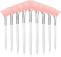 9 Pieces Facial Fan Mask Brushes, Soft Facial Applicator Brushes Tools by Maitys