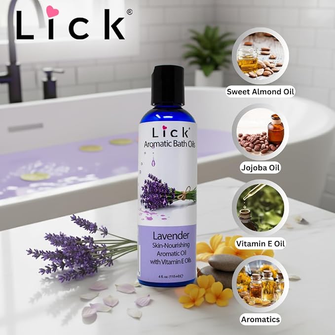 Lick Lavender Aromatic Bath Oil - Image 9