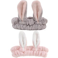 musejoy 2 Pcs Headband Bunny Ears Headband Cute Spa Headbands by musejoy