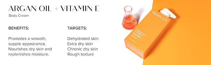Medix 5.5 Argan Oil Cream + Vitamin E Anti Aging Skin Care Moisturizer Body - Image 8