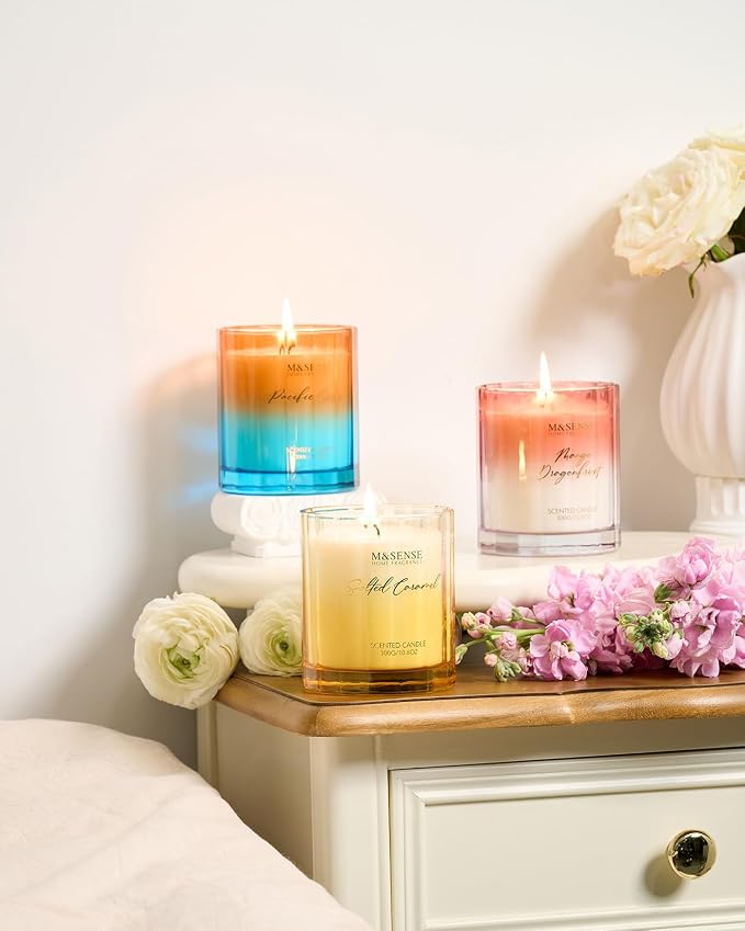 M&SENSE Salted Caramel Fall Scented Candle - Image 6