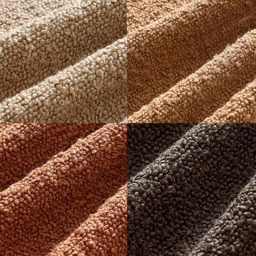 MIULEE Fall Decorative Boucle Throw Pillow Covers 18x18 Rustic Set of 4 - Image 6