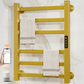 ENZE Smart Heated Towel Rack, 6-Bar Wall-Mounted Electric Towel Warmer 150W by ENZESMART