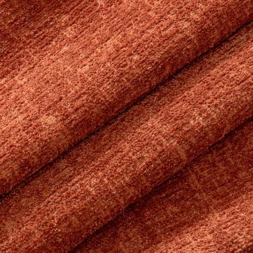 MIULEE Fall Couch Pillow Covers Textured Chenille 24x24 Orange - Image 2