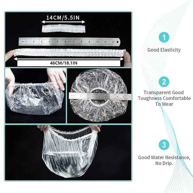 Disposable Shower Caps 100 Pcs - Image 6