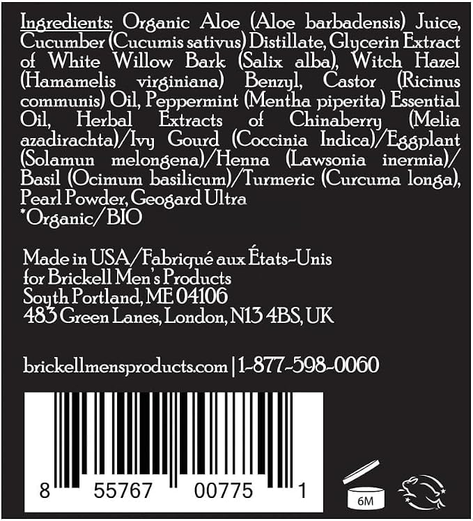 Brickell Men's Balancing Toner for Men, Natural and Organic Alcohol-Free - Image 4