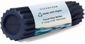 Oceanfoam Ripple Travel Foam Roller Firm Mini Foam Roller by Oceanfoam