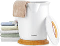 COSTWAY Bucket Style Towel Warmer, Fragrance Holder, Fits up to Two 40” x 70” by COSTWAY