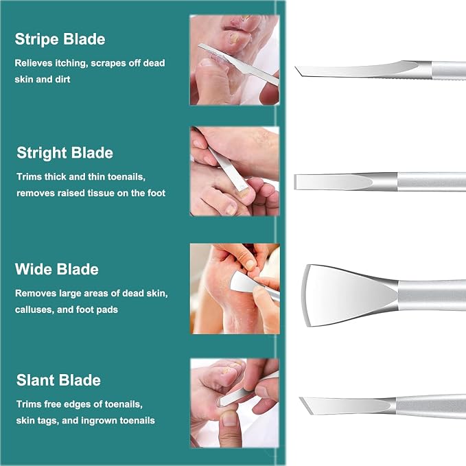 Ingrown Toenail Removal Kit, Pedicure Tools Kit Professional Knife Set - Image 4
